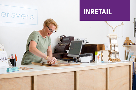 ondernemer in winkel